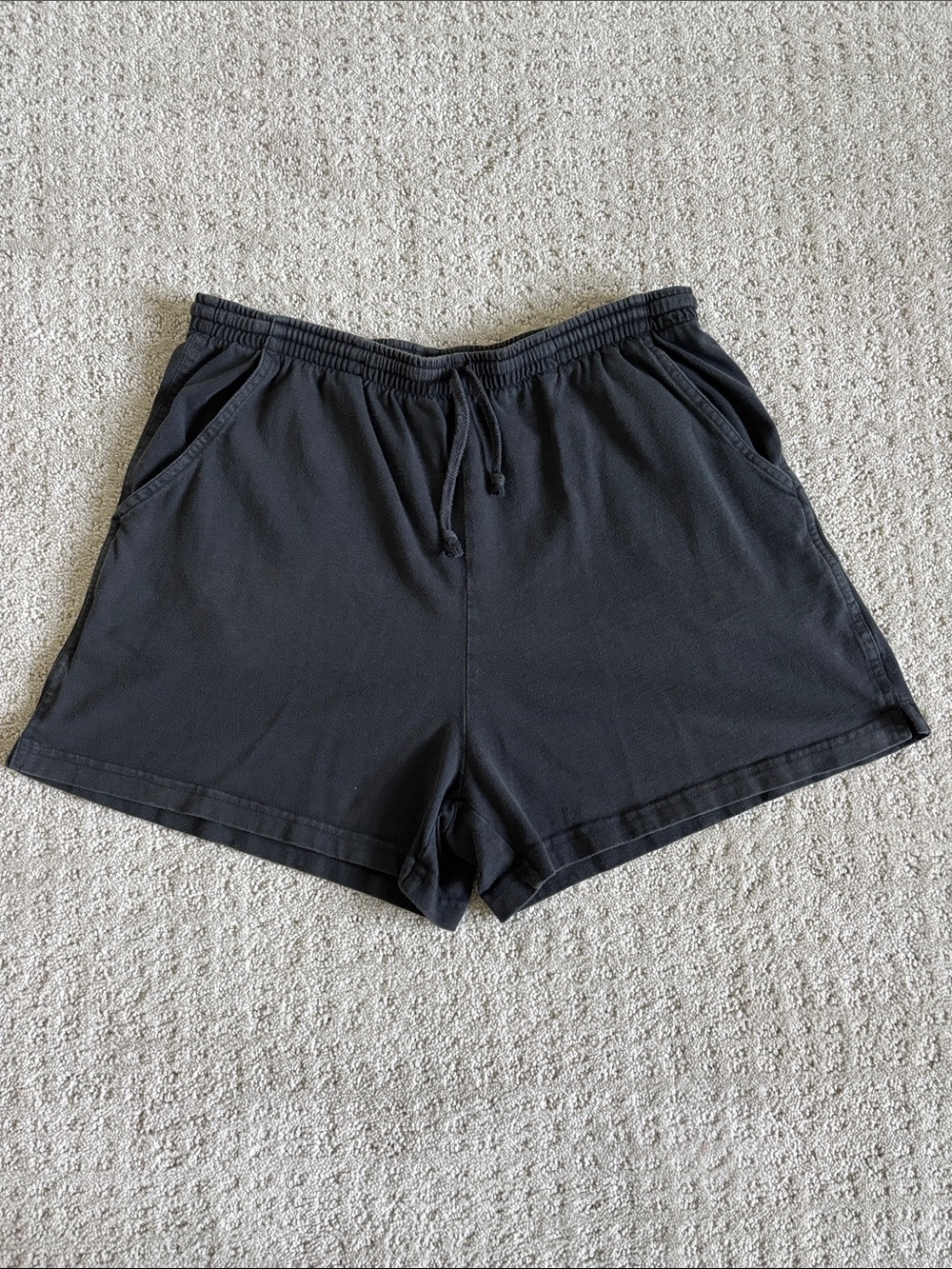 GAP Black Elastic Drawstring Athletic Shorts with Pockets Women’s Size Medium